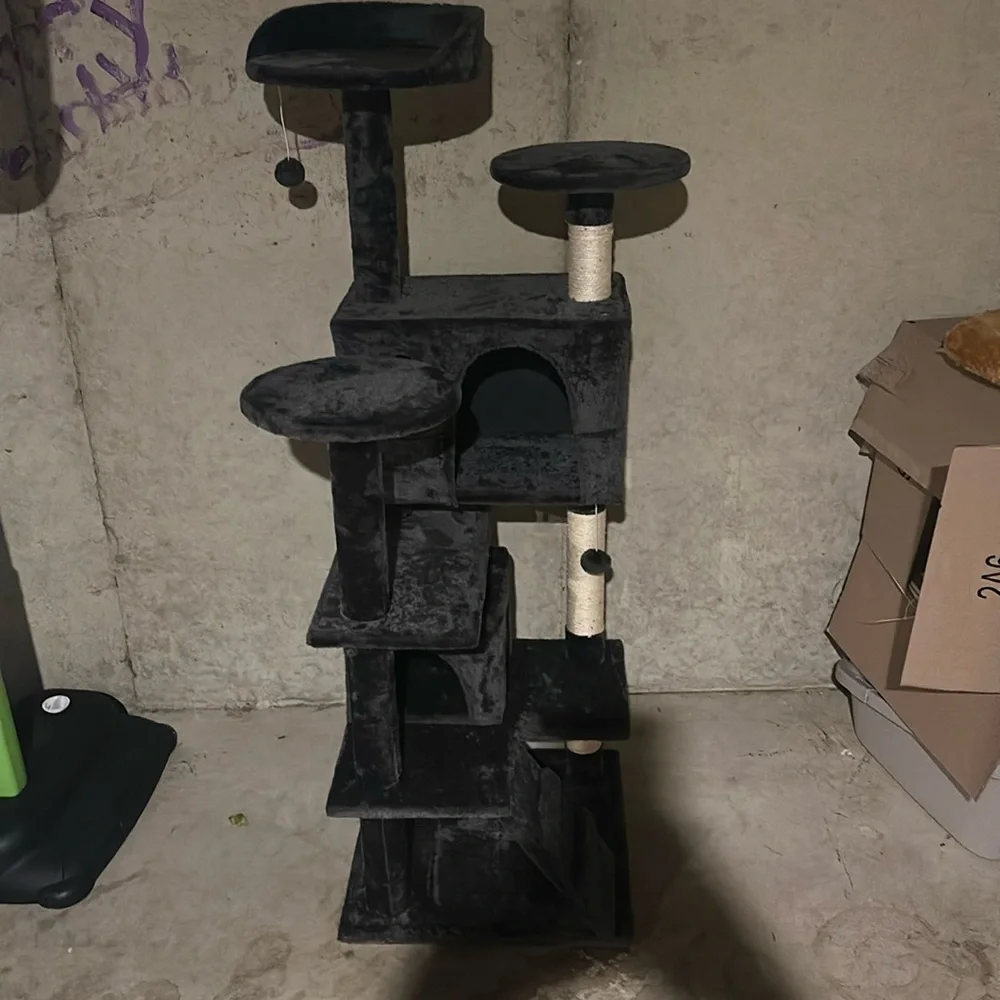 Cat scratcher and cat tree